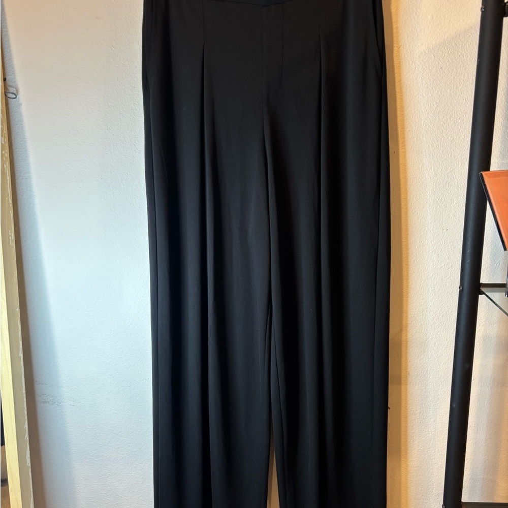 Calvin Klein Black Wide Leg Pants